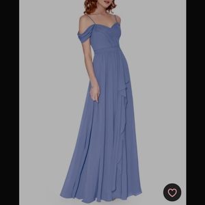 Azazie Lucie Periwinkle Bridesmaid Dress